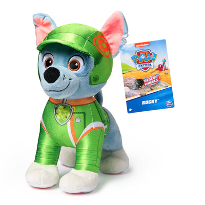 Paw Patrol Rescue Wheels Peluche Básico Rocky - Toysmart_001