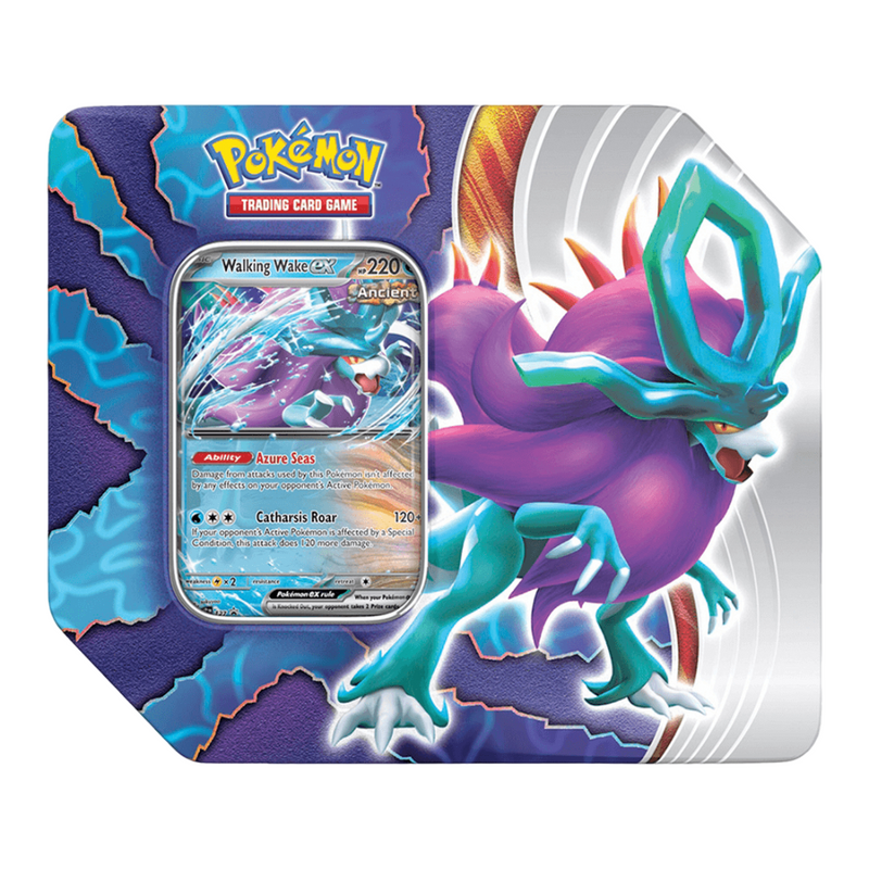 POKEMON TCG PARADOX CLASH TIN SPA WALKING WAKE EX - Toysmart_001