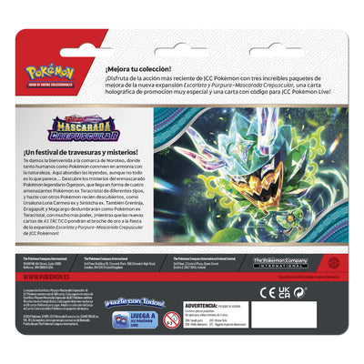 POKEMON TCG TWI MASQUE 3PACK BLIST SPA SNORLAX - Toysmart_002