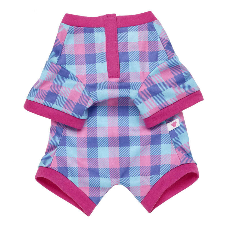 Bab Ropa Pijama Cuadros Rosa - Toysmart_001