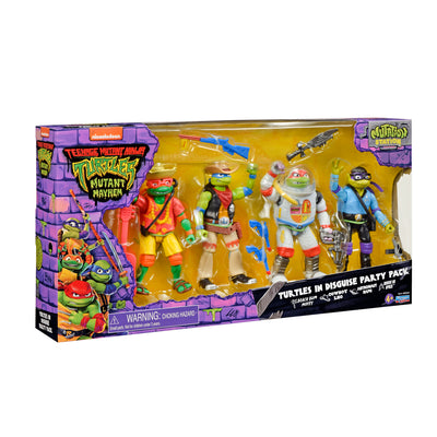 Tmnt Movie Pack Fig. X 4 Disfraz - Toysmart_001