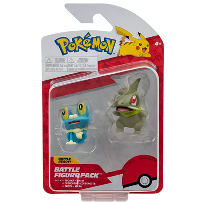 Pokémon Figuras De Batalla X 2 W9 Froakie Y Axew - Toysmart_001