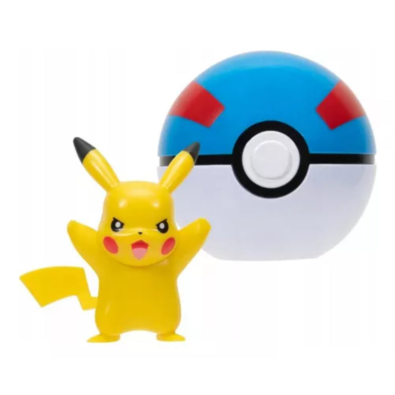 Pokémon Clip N Go C/Figura De Batalla Pikachu - Great Ball - Toysmart_002