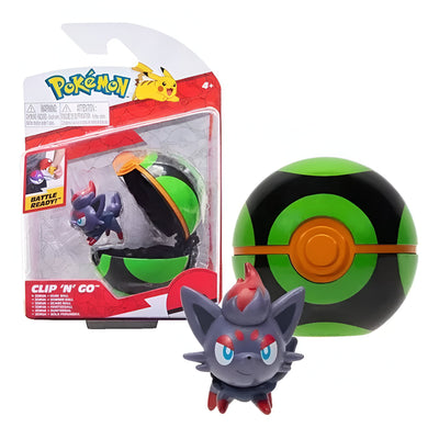 Pokémon Clip N Go C/Figura De Batalla Zorua - Dusk Ball - Toysmart_001