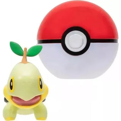 Pokémon Clip N Go C/Figura De Batalla Turtwig - Poke Ball - Toysmart_002