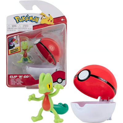 Pokémon Clip N Go C/Figura De Batalla Treecko - Poke Ball - Toysmart_001