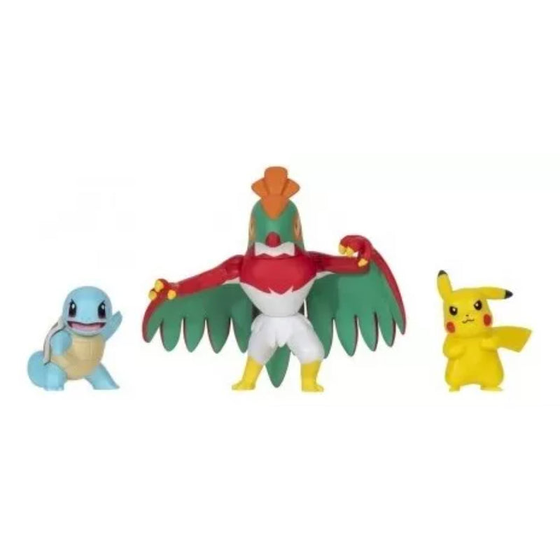 Pokémon Set Figuras De Batalla X 3 Squirtle/Hawlucha/Pikachu - Toysmart_002