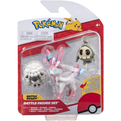 Pokémon Set Figuras De Batalla X 3 Wooloo/Sylveon/Duskull - Toysmart_001