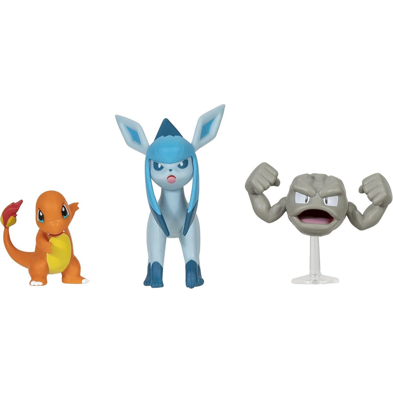 Pokémon Set Figuras De Batalla X 3 Charmander/Glaceon/Geodude - Toysmart_002