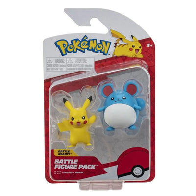 Pokémon Figuras De Batalla X 2 W9 Pikachu Y Maril - Toysmart_001