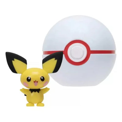 Pokémon Clip N Go C/Figura De Batalla Pichu - Premier Ball - Toysmart_002