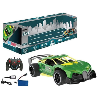 Crazon 333 Carro Control Remoto Verde A Escala 1:14-4Ghz/4Wd - Toysmart_001