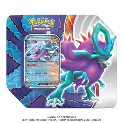 Toysmart Pokemon Tcg Paradox Clash Tin Eng Walking Wake Ex Surtido Sorpresa_001