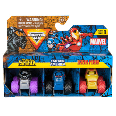 Monster Jam Marvel X 3 Minis B.P-C.A-Im - Toysmart_001