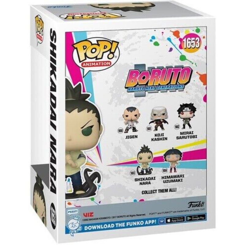 Pop Animation: Boruto- Shikadai Fig. Vinil - Toysmart_003