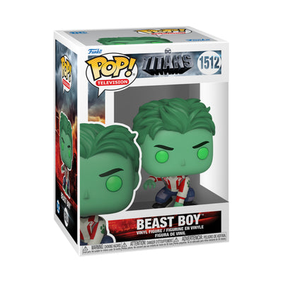 Pop Tv: Titans S1- Beast Boy Fig. Vinil - Toysmart_001