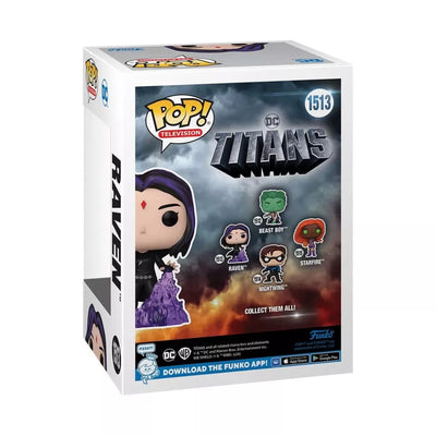 Pop Tv: Titans S1- Raven Fig. Vinil - Toysmart_003