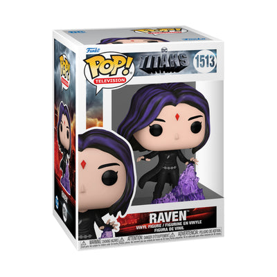 Pop Tv: Titans S1- Raven Fig. Vinil - Toysmart_001