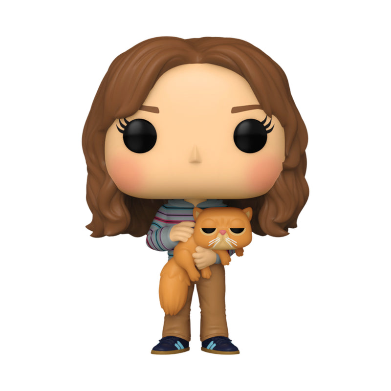 Pop Movies: Hp Poa- Hermione Con Crookshanks Fig. Vinil - Toysmart_002