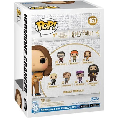 Pop Movies: Hp Poa- Hermione Con Crookshanks Fig. Vinil - Toysmart_003