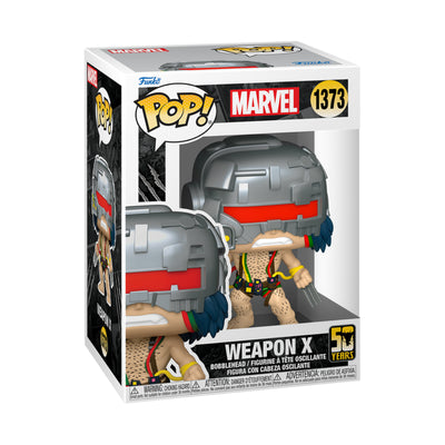 Pop Marvel: Wolverine 50Th – Ult. Weapon X Fig. Vinil - Toysmart_001