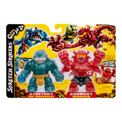 Goo Jit Zu Stretch Strikers Vs. X 2 Sir Thrashalot Vs Redback - Toysmart_001