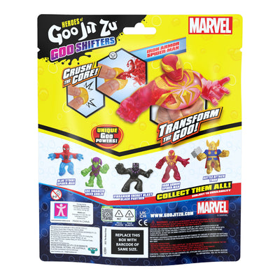 Goo Jit Zu Marvel Goo Shifters Héroes S8 X 1  Spiderman Iron Armor - Toysmart_003