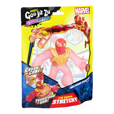 Goo Jit Zu Marvel Goo Shifters Héroes S8 X 1  Spiderman Iron Armor - Toysmart_001