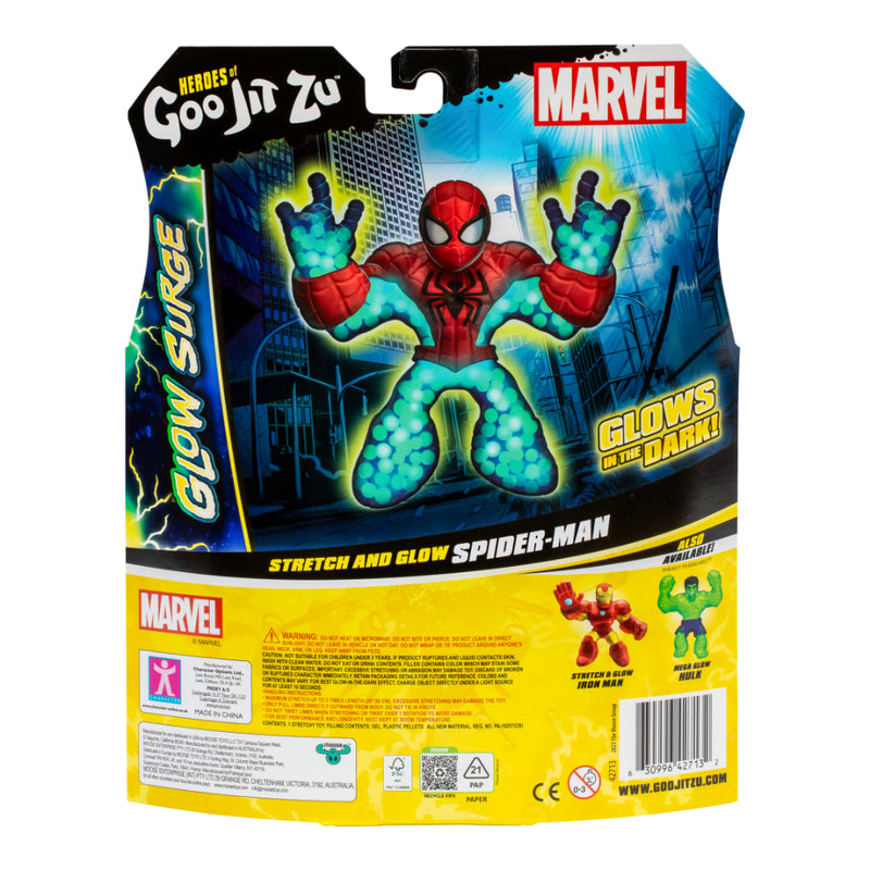 Goo Jit Zu Marvel Glow Surge X 1 Spiderman - Toysmart_003