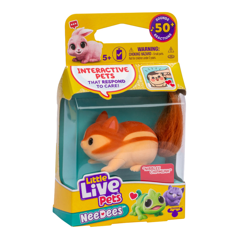 Little Live Pets Needees Mascota X 1 Niblee Chipmunk - Toysmart_001