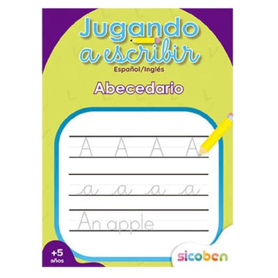 Libro De Colorear - Jugando A Escribir Abecedario - Toysmart_001