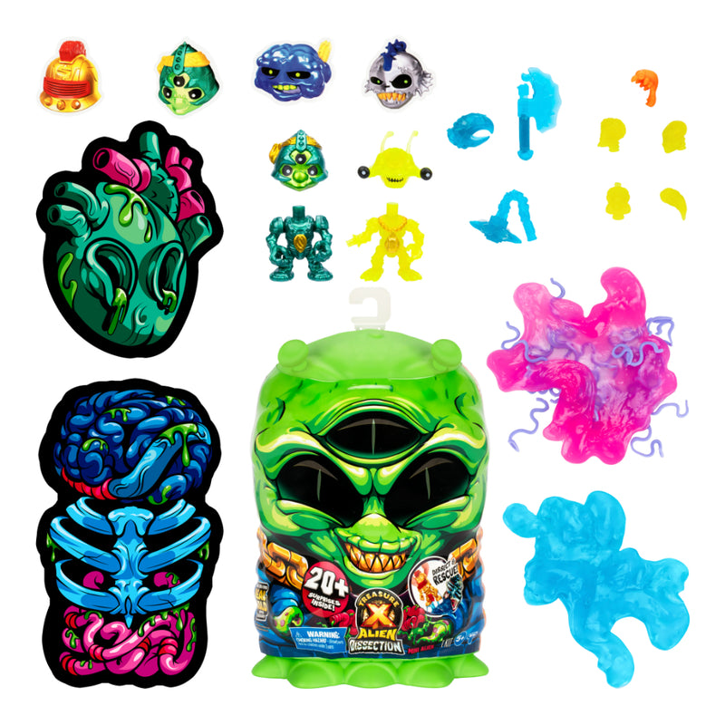 Treasure X Dissection S2 Mini Aliens Antenas Verdes 20 Sorpresas - Toysmart_002