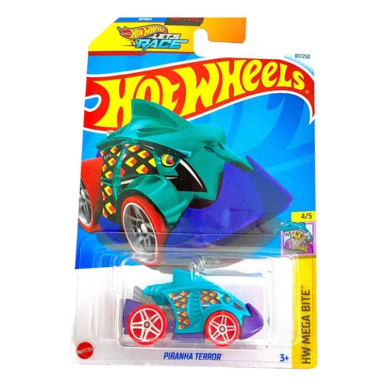 Hot Wheels Autos Básicos Hw Mega Bite 4/5 Piranha Terror - Toysmart_001