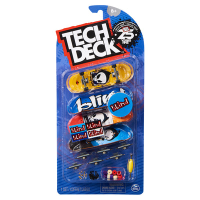 Tech Deck Set Múltiple X 4 Blind 25 Years Ans - Toysmart_001