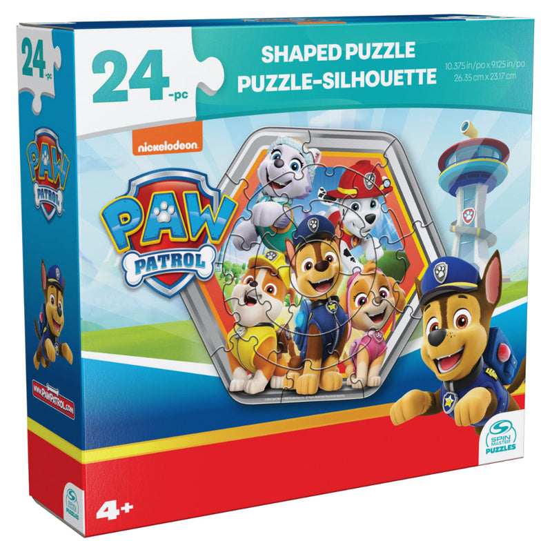 Rompecabezas Forma Hexágono Personajes Paw Patrol 24 Piezas - Toysmart_001