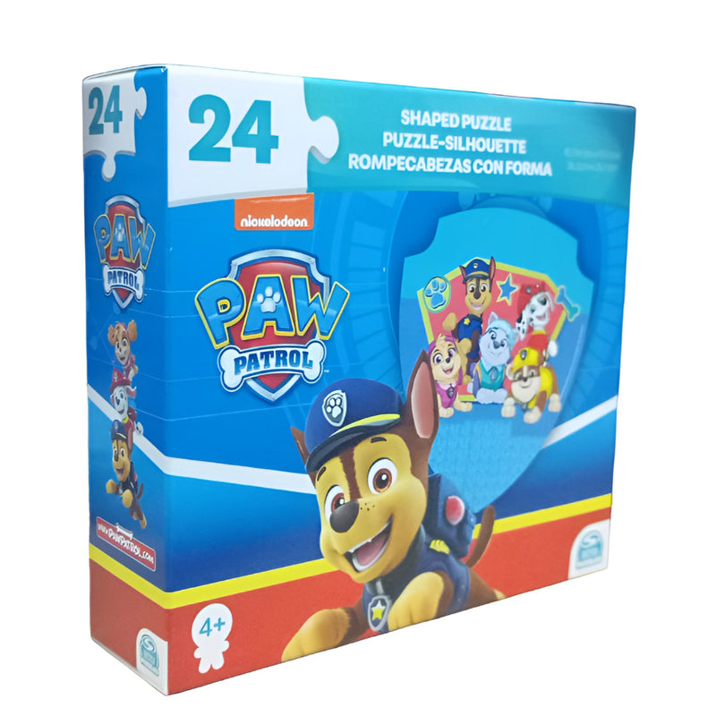 Rompecabezas Forma Escudo Personajes Paw Patrol 24 Piezas - Toysmart_001