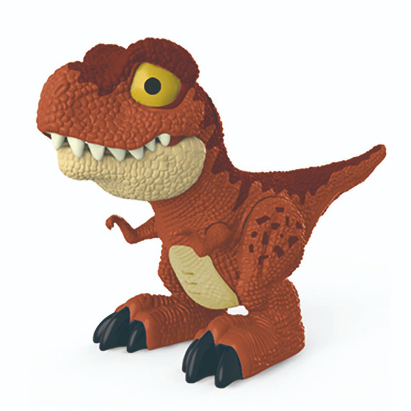 Dino State: Dinosaurio T-Rex Naranja Con Luz Y Sonido - Toysmart_002