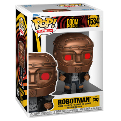 Pop Tv: Doom Patrol- Robotman Fig. Vinil - Toysmart_001