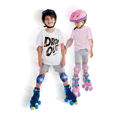 Play Spot Set Patines Ruedas 2X2 Rosado