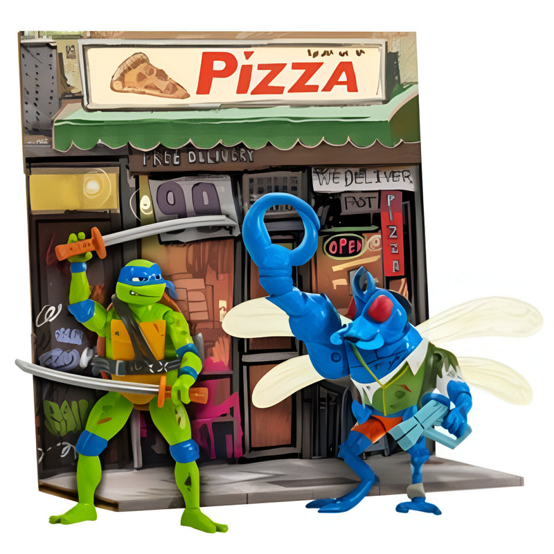 Tortugas Ninja Tmnt Movie Pack De Batalla Leo Vs Superfly