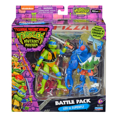 Tmnt Movie Pack De Batalla Leo Vs Superfly - Toysmart_001