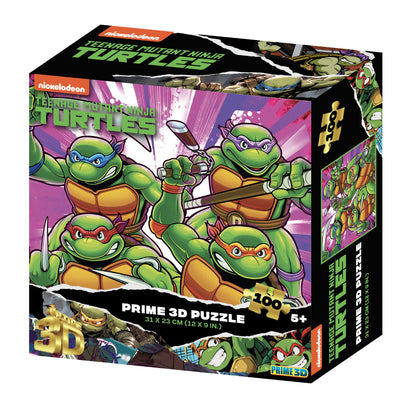 3D Rompecabezas Tortugas Ninja Clásicas W1 X 100Pc - Toysmart_001