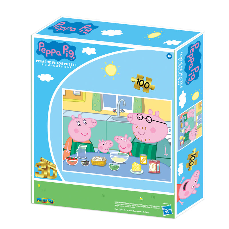 3D Rompecabezas Peppa Pig Desayuno W1 X 100Pc - Toysmart_003