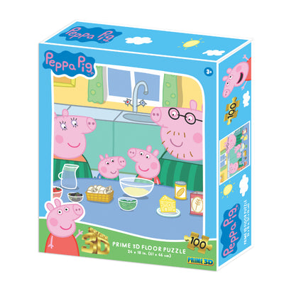 3D Rompecabezas Peppa Pig Desayuno W1 X 100Pc - Toysmart_001