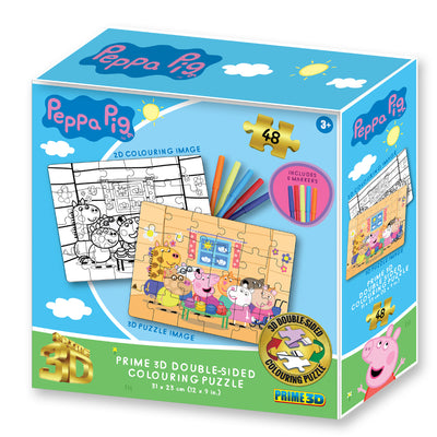 3D Rompecabezas Y Coloreable Peppa Pig Amigos W1 X 48Pc - Toysmart_003