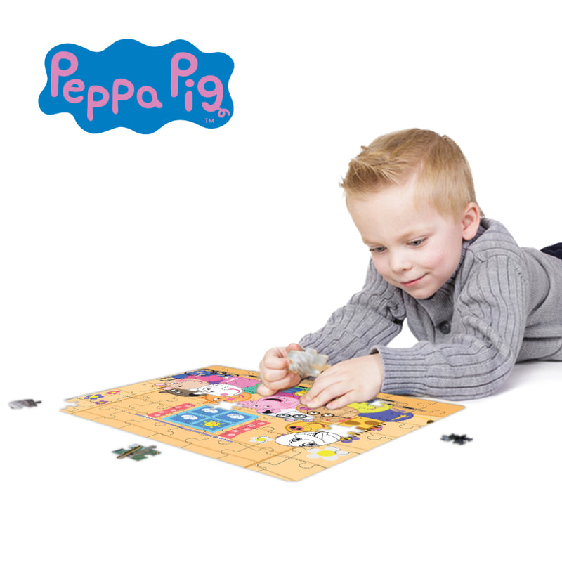 3D Rompecabezas Y Coloreable Peppa Pig Amigos W1 X 48Pc - Toysmart_005