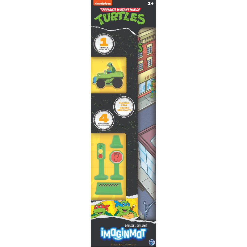 Tapete Juego Imaginmat Deluxe Con Vehículo Y Accesorios Tortugas Ninja - Toysmart_003