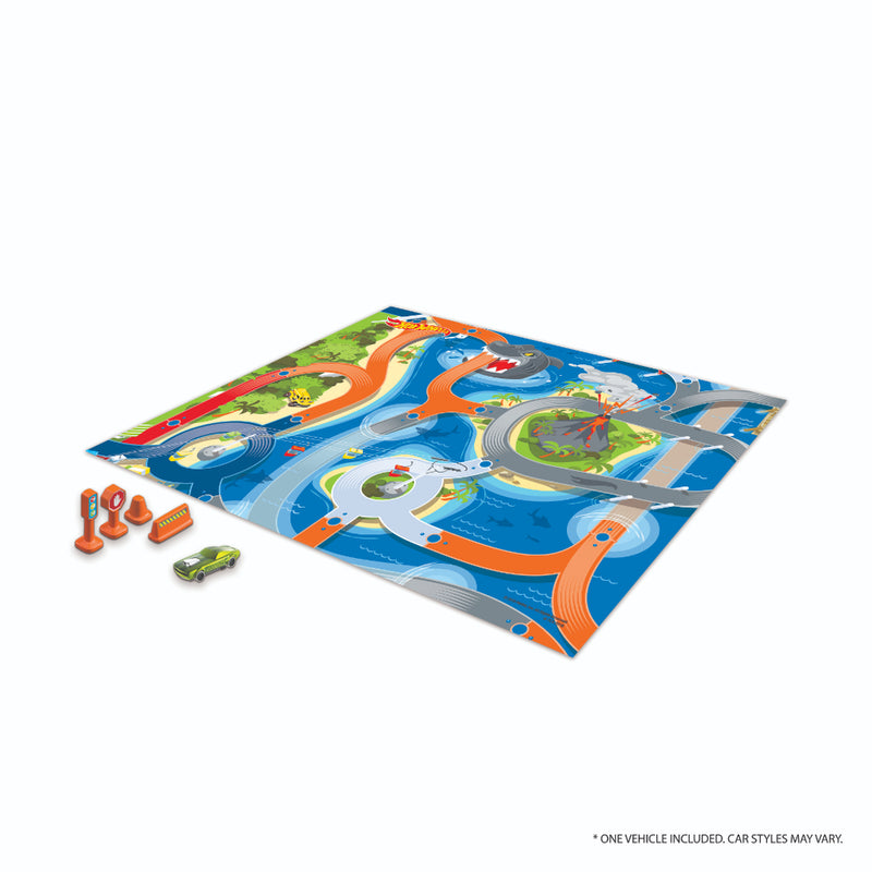 Tapete De Juego Imaginmat Deluxe Con Vehículo Y Accesorios Hot Wheels - Toysmart_002