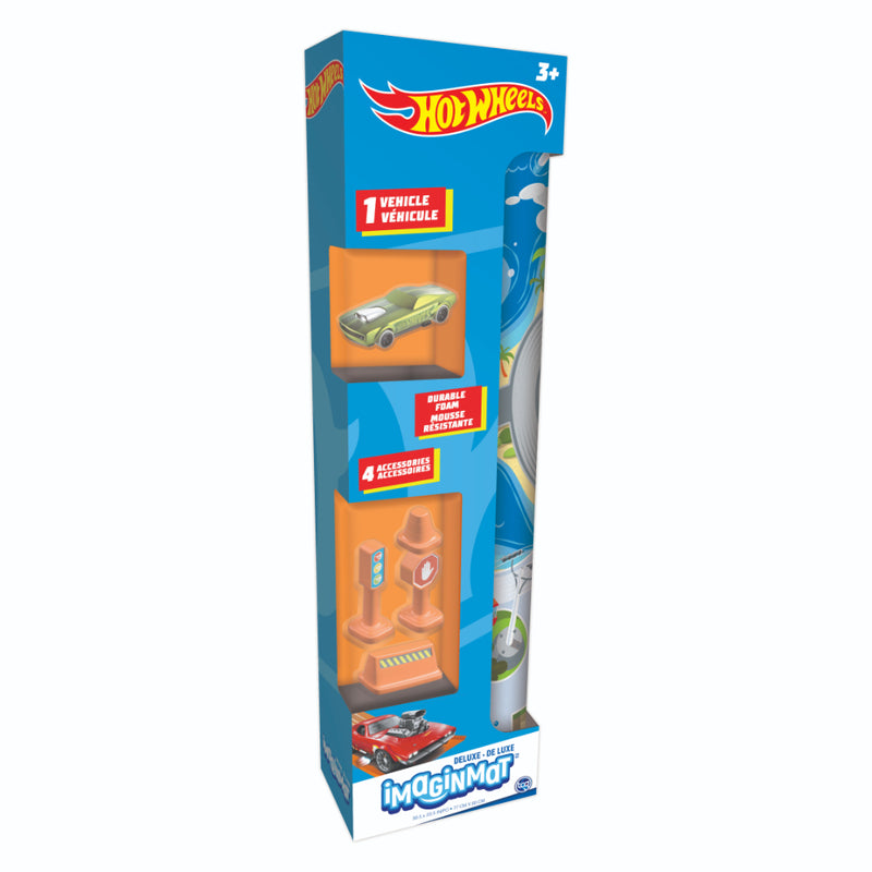 Tapete De Juego Imaginmat Deluxe Con Vehículo Y Accesorios Hot Wheels - Toysmart_001