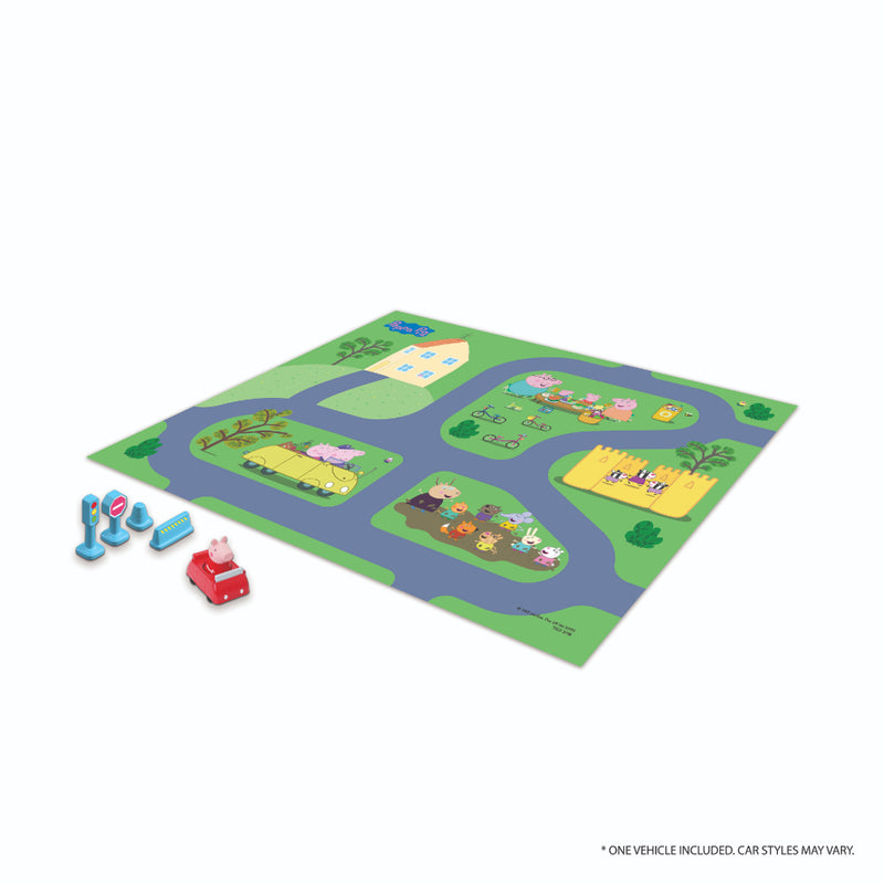 Tapete De Juego Imaginmat Deluxe Con Vehículo Y Accesorios Peppa Pig - Toysmart_002